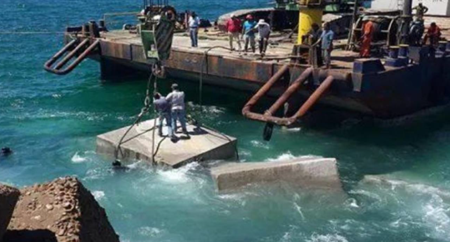 Strengthening the breakwater and maintaining the marine berths in the port of Dekheila – Maintaining and rehabilitating marine berths at Alexandria port